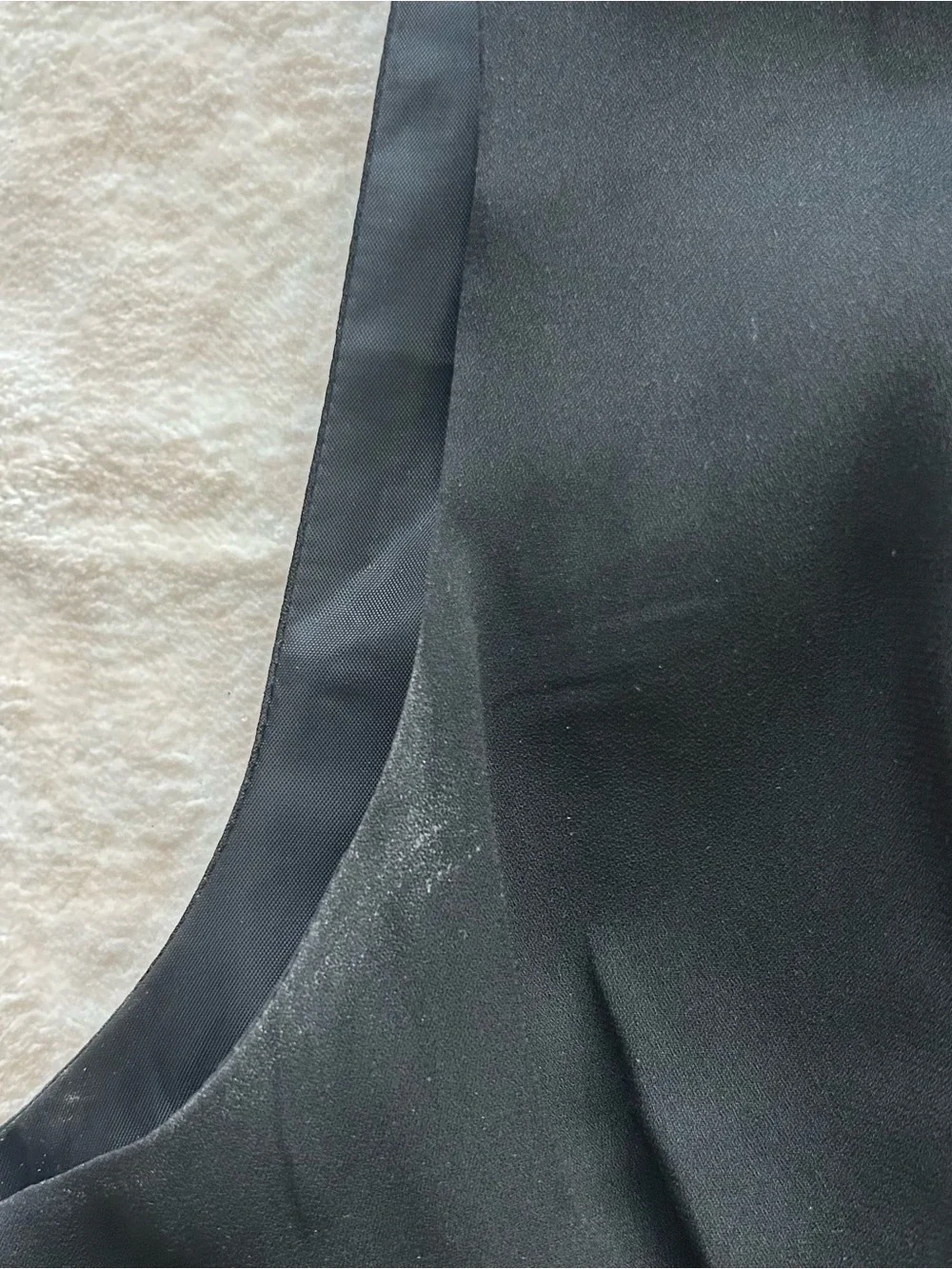 BB Dakota Bubble Hem Dress Size 2 Black Gold Satin Cocktail Mini